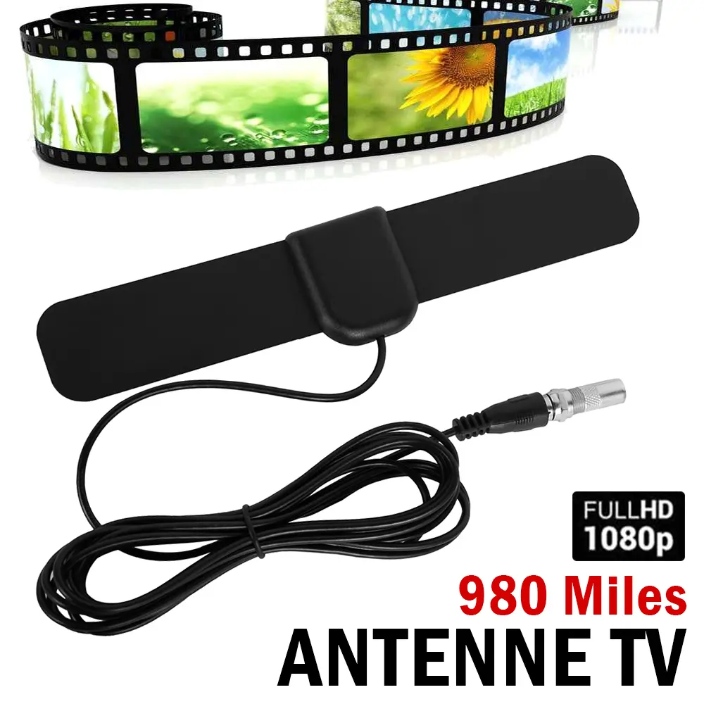 980 miles Indoor Digital TV Antenna Satellite Receiving Antenna DVB-T2  1080P High Gain 20 dBi Amplifier Aerial TV-Antenna 2023