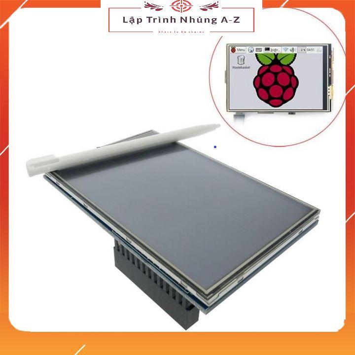 [Lập Trình Nhúng A-Z][G1] Màn Hình Cảm Ứng LCD TFT 3.5 + Bút Cảm Ứng Raspberry Pi 2 Pi 3 (Có Vỏ Mica) 3