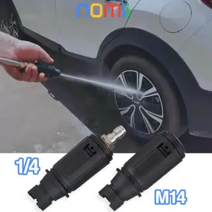 1/4Inch / M14 Flat Nozzle /High Pressure Spray Cleaner Nozzle Rotating Head Universal