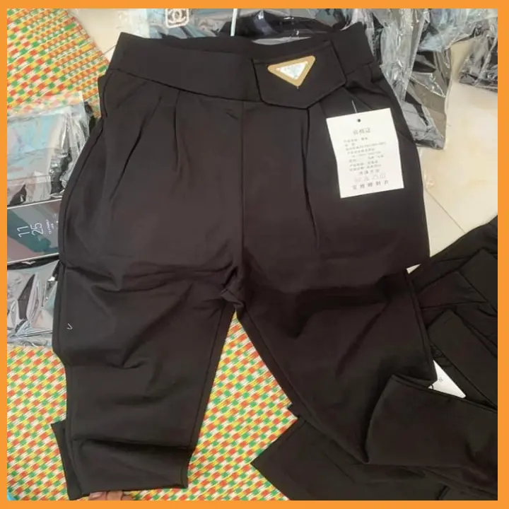 Quần baggy nữ, quần bagyy mác tam giác, mác xich siêu xinh sẵn quanong xuong Women