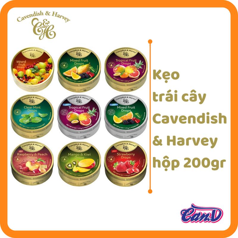 Kẹo trái cây Cavendish & Harvey hộp 200gr