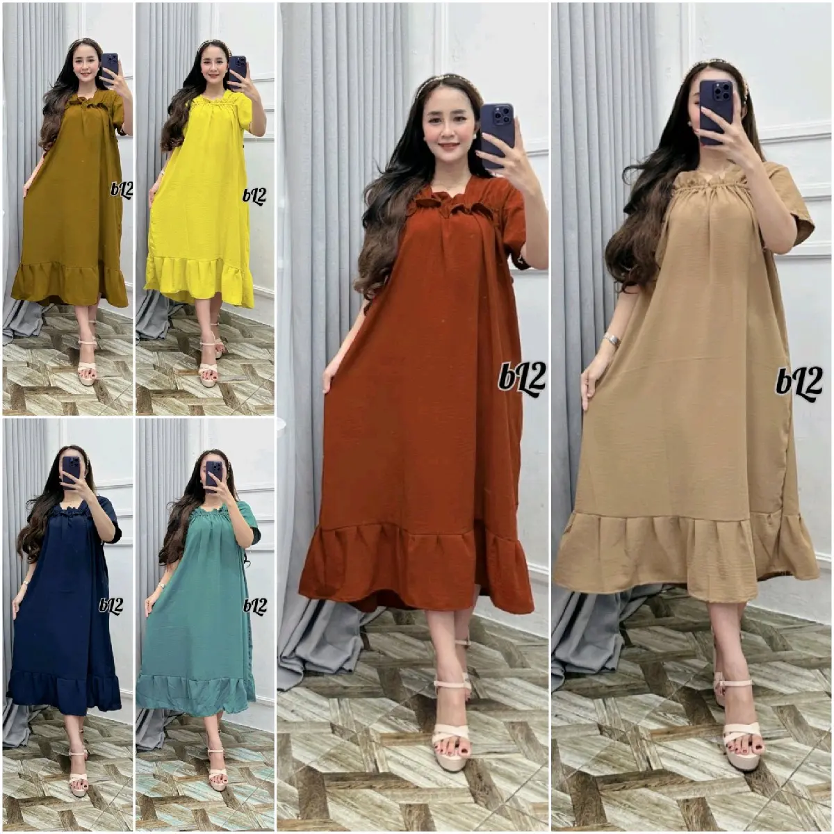 Daster Fuji jumbo // dress murah // dress kekinian