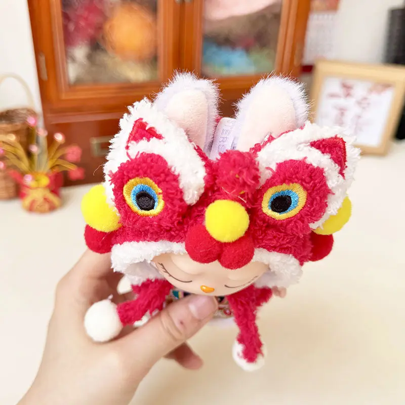 Quần Áo Búp Bê Labubu, HF, Bộ Đồ Năm Mới, Thời Trang Mini, Móc Chìa Khóa, Quần Áo Búp Bê, Dễ Thương Và Tinh Tế, Phụ Kiện Đồ Trang Trí, Thích Hợp Cho Búp Bê 15 / 17CM, Chỉ Quần Áo 6