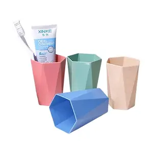 Gelas Teh Gandum Jerami Cangkir Sikat Gigi Plastik Serbaguna Minum New Aksesoris Meja Makan Dapur