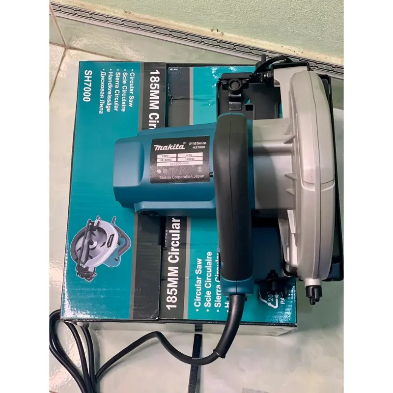 Máy Cắt Gỗ Cầm Tay 185mm Makita HS 7000 ( tặng kèm lưỡi cưa gỗ theo máy ) 8