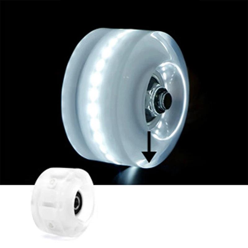 1Pc Skateboard Wheels Polyurethane Luminous LED Longboard Wheels with Spanner Long Drift Board Accessories 5