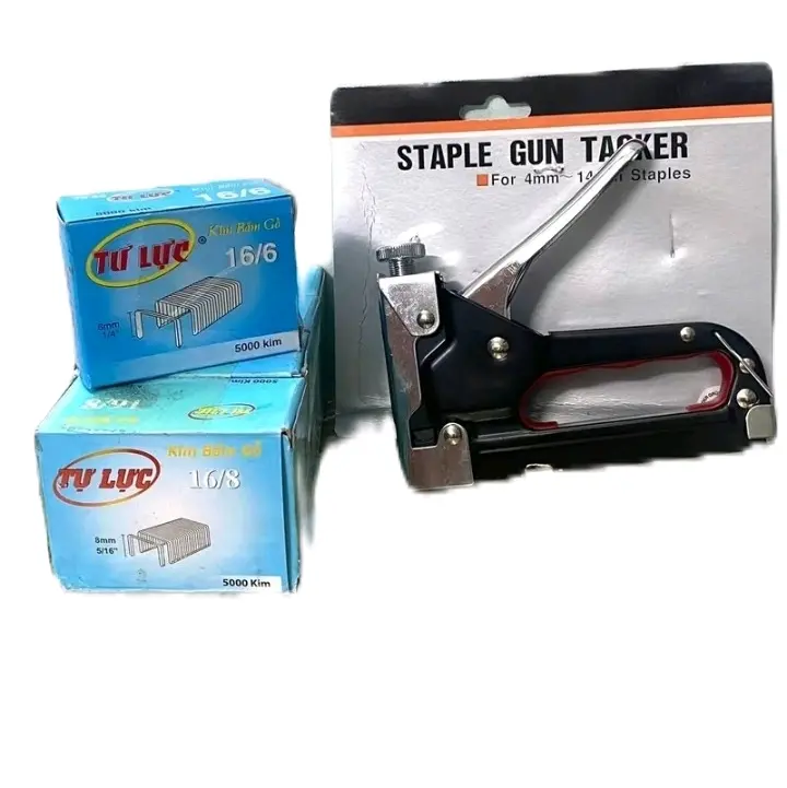 máy bắn ghim cầm tay,ghim gỗ, nhựa,da,khung tranh ảnh 2