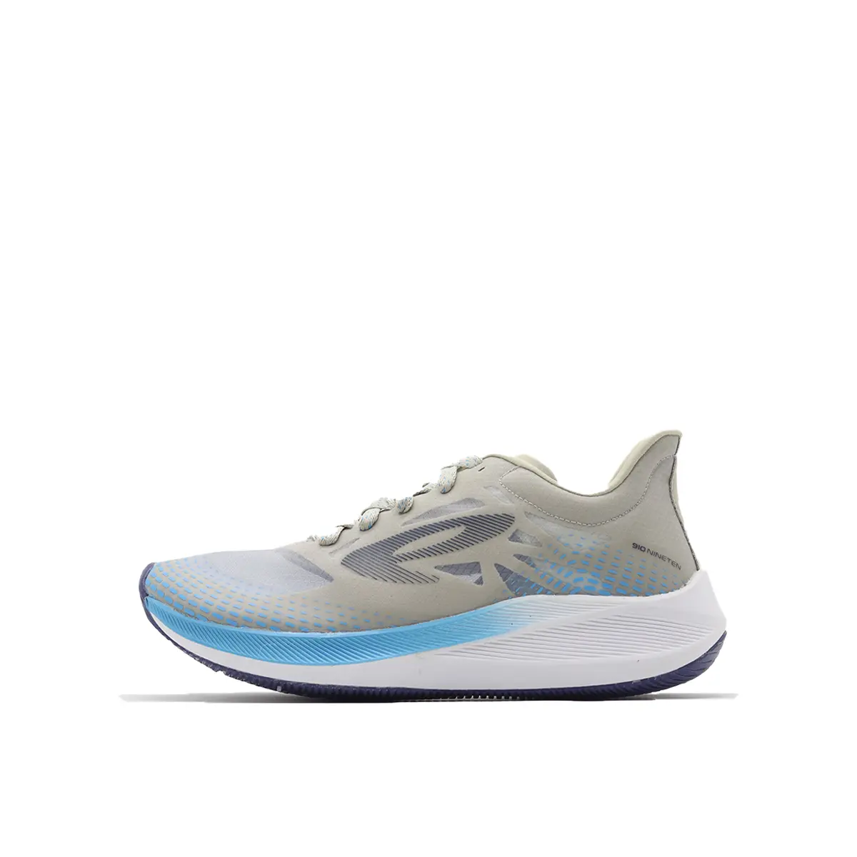 910 Nineten Sepatu Running Haze 1.5 - Abu Muda/Putih/Biru