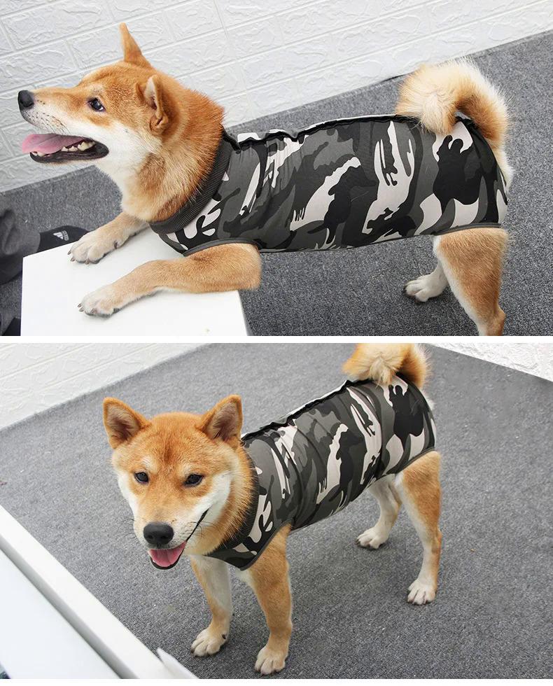 Product Introduction of Bộ đồ phục hồi cho chó, Quần áo phẫu thuật vết thương bụng, Áo vest Onesies cho thú cưng chống liếm, Thích hợp cho chó sau phẫu thuật, Bộ đồ khử trùng 21