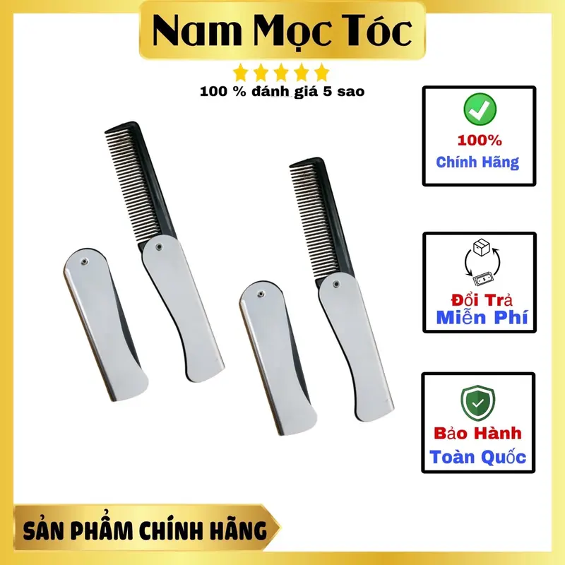 Lược Nhỏ bỏ túi Sliver ( Rẻ Vô địch )- Nam Mọc Tóc 2