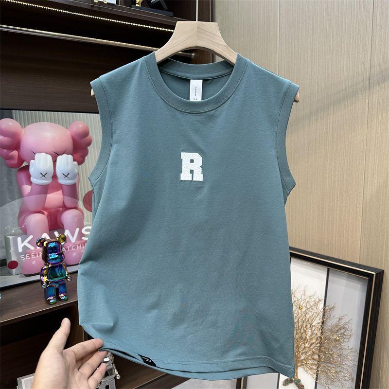 Áo Vest, Áo Thun Nam, In Hình, Không Tay, Áo Ghi Lê, Thường Ngày Và Dễ Phối Đồ, Thoáng Khí, Thích Hợp Cho Thể Thao, Áo Không Tay Thời Trang, Mới Cho Năm 2024 4