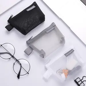 BISA COD D6204 Pouch Mini Jaring Transparant / Dompet Koin Portable Travel Bag Organizer