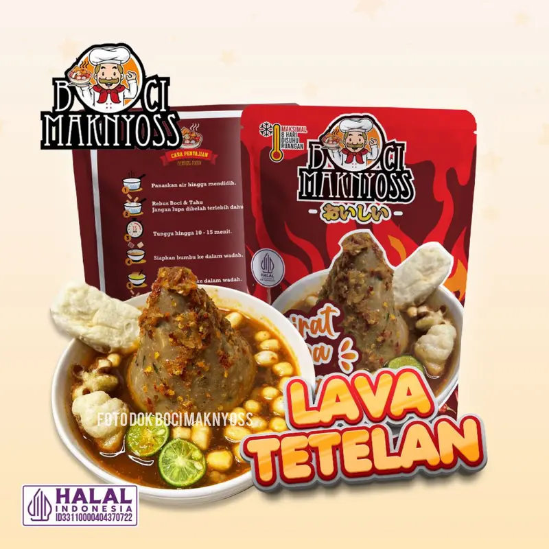 Bundling 2 lava Tumpeng ( bocirat lava mozarella dan Bocirat Lava ayam tetelan ) 1