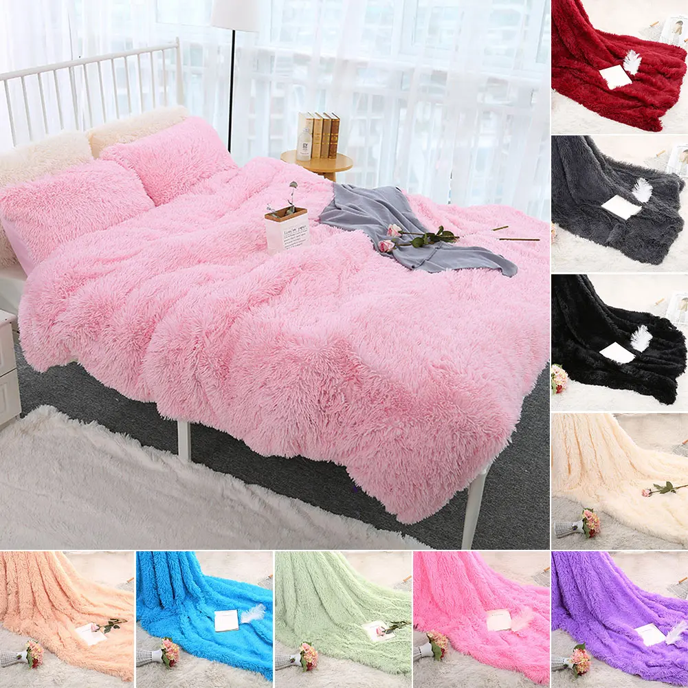 Chăn Lông Xù Mềm Mại Và Ấm Áp Cho Giường, Ga Trải Giường Sofa, Bộ Đồ Giường, Ga Trải Giường, Chăn Ném, 80X120Cm