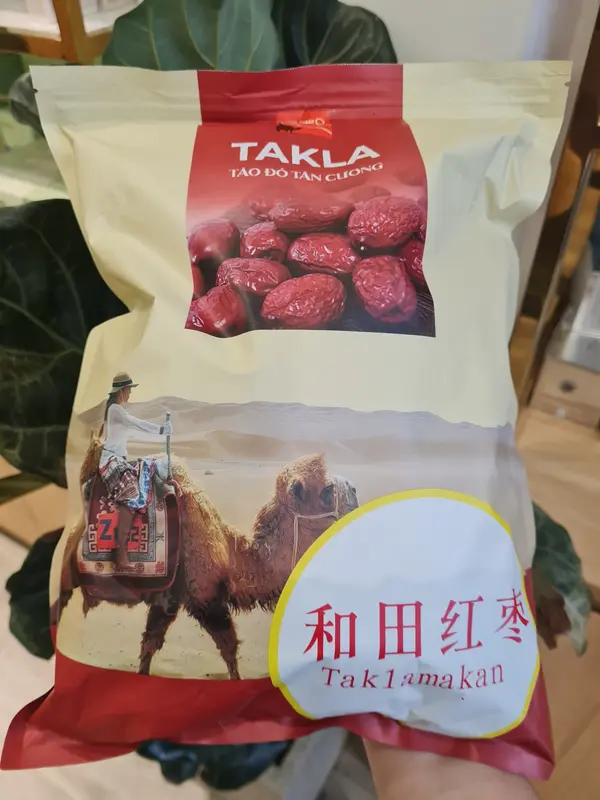 KẸO TÁO hoa hồng (300gr)- TÁO múi SẤY GIÒN - kẹo táo Lạc Đà - TÁO ĐỎ Tân Cương TAKLA (bịch 1kg) 8