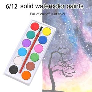 12-color kids water color paint desgin painting arts&crafts school supplies giveaway