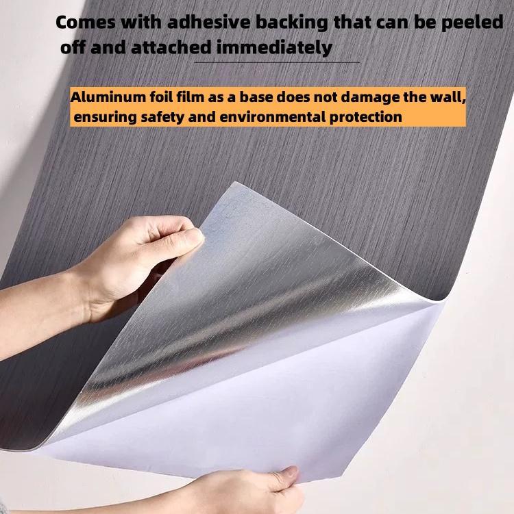Product Introduction of High quality 40X90cm Bright Wood Grain Vinyl Self-adhesive Waterproof Non-slip Tile Sticker Decoration Decorative Wall Wooden Ornaments Tiles Sticker 22