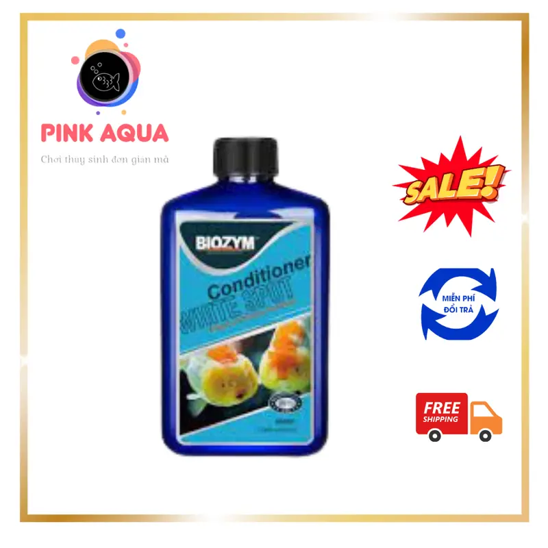 Dung dịch Biozym white Spot chuyên Xử lý nấm đốm trắng cho cá thủy sinh 0