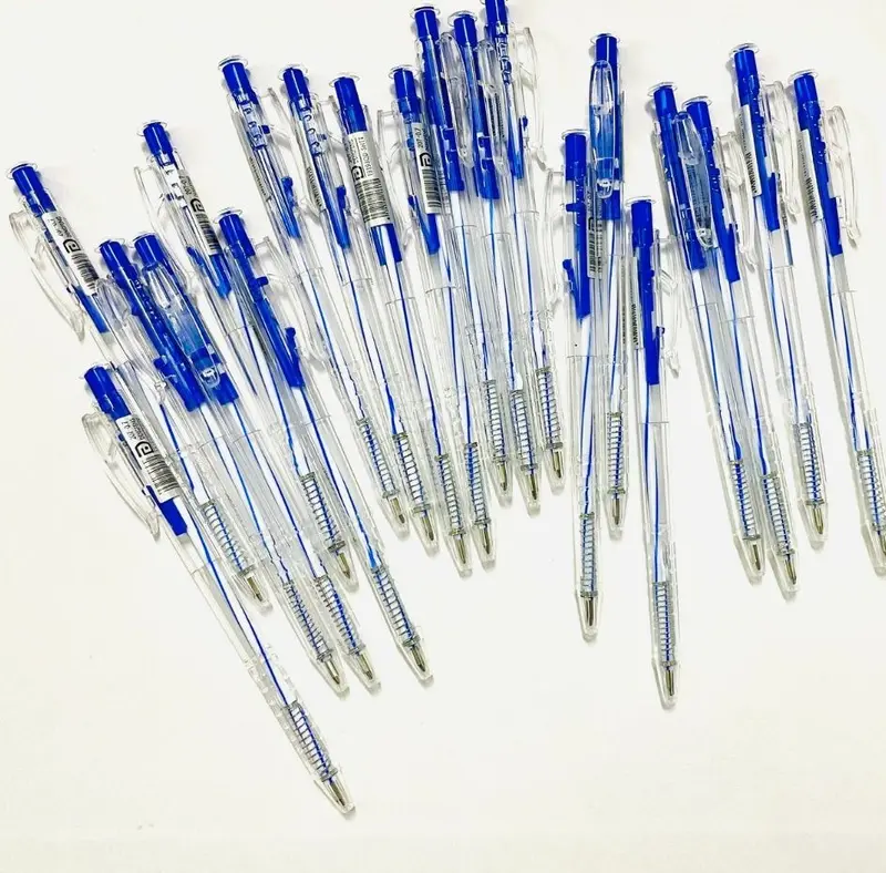 Bút Bi - Viết Bi Đầu Bấm Mực khô Aihao 027 / 207 / TL027 Ngòi 0.7mm (Mực Xanh, Đỏ, Đen) Chất Lượng Tốt 0