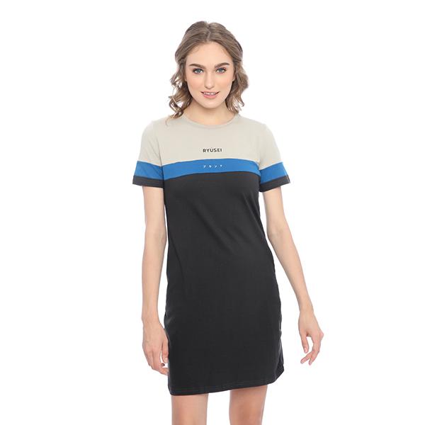Gambar Ryusei Dress Akane CMB Black - S dari Ryusei Kab. Bandung Barat Tokopedia