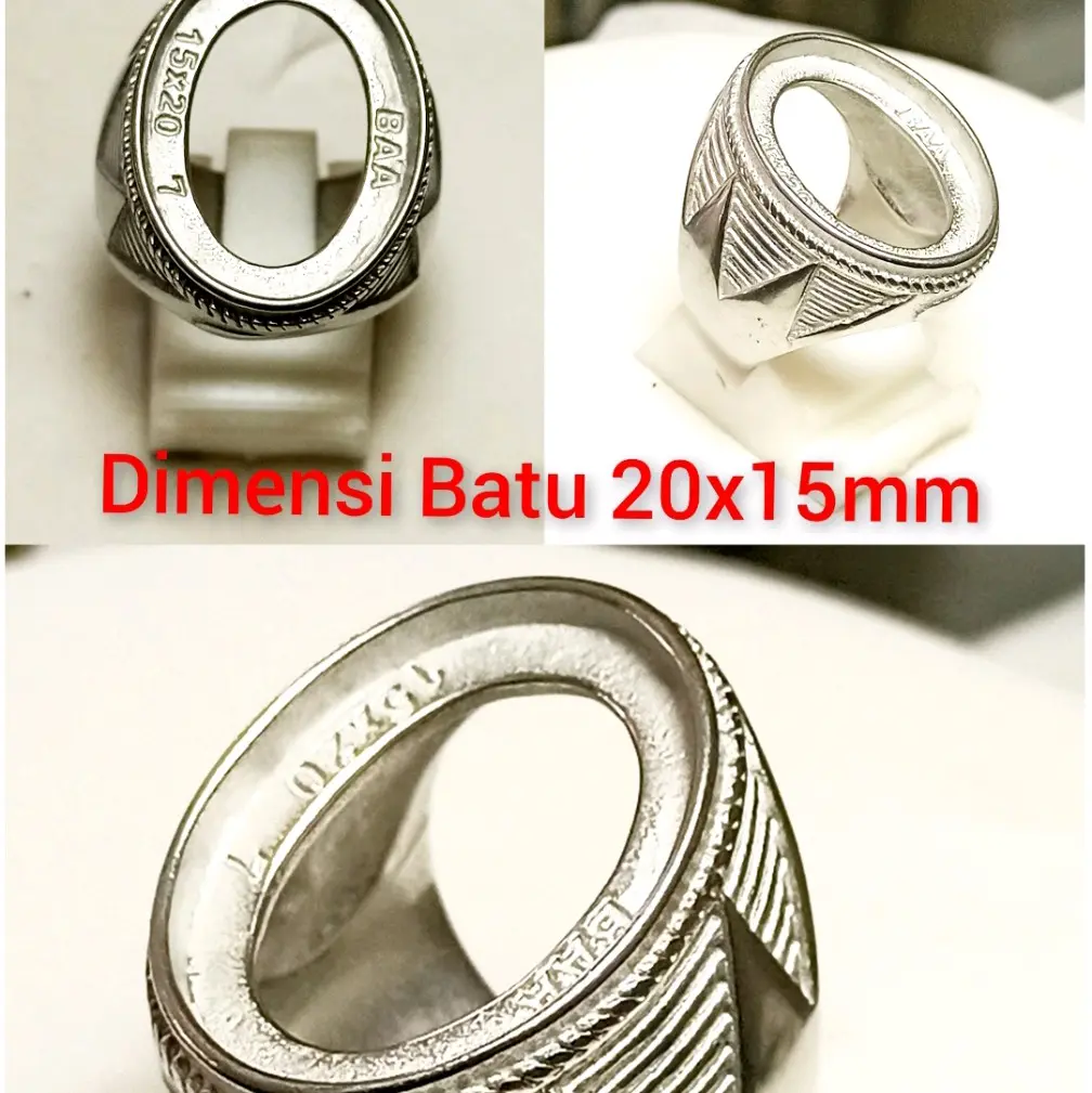 Ring Titanium Super Dimensi 20x15mm