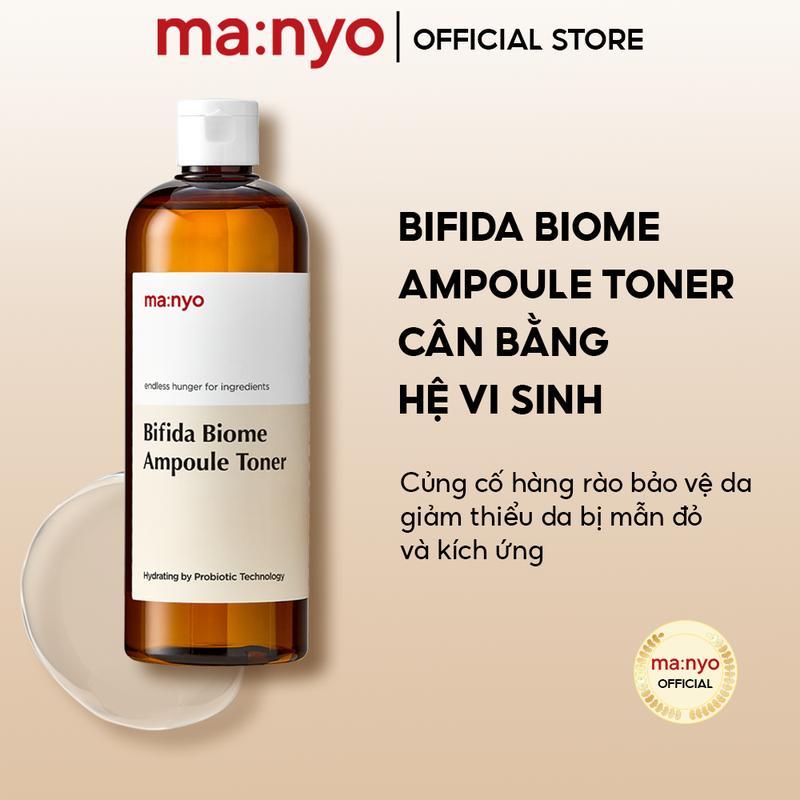   Hứa Ngân x manyo  Nước Hoa Hồng ma:nyo Bifida Biome Ampoule Toner 210ml 400ml Làm Đẹp Da Skincare 