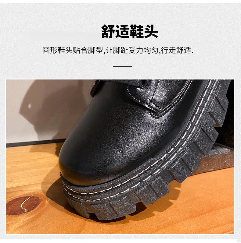 Product Introduction of Martin Boots British Style 2024 New Boots Side Zipper Work Shoes Leather High-Top Boots Autumn and Winter British Men's Boots 4