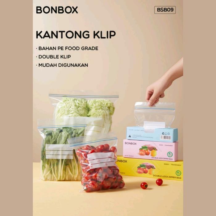Jual BONBOX BSP07 BSP08 BSP09 Double Lock Zipper Bag Kantong Klip ...