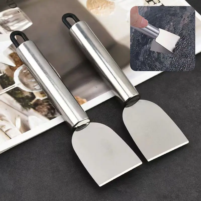 【COD】430 Stainless Steel Multi-purpose Cleaning Scraper Floor Grout Scraper Tile Scraper