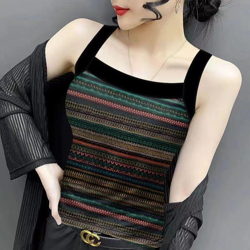 Product Introduction of Áo Vest Sling Nhỏ Chủ Đề 2024, Áo Mùa Hè Nữ, Hàng Mới Về, Không Tay, Dáng Ôm, Áo Dễ Phối Đồ 1