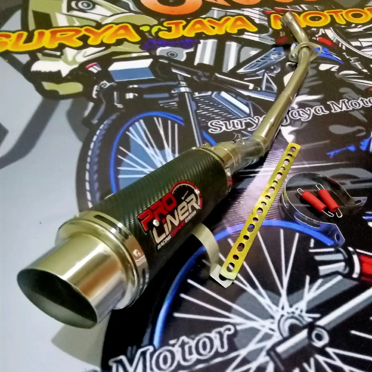 Knalpot proliner carbon: Supra x 125 old/new,supra 100,supra fit old/new,grand,legenda,kharisma,c70,win,revo fit/fi,revo lama,prima star