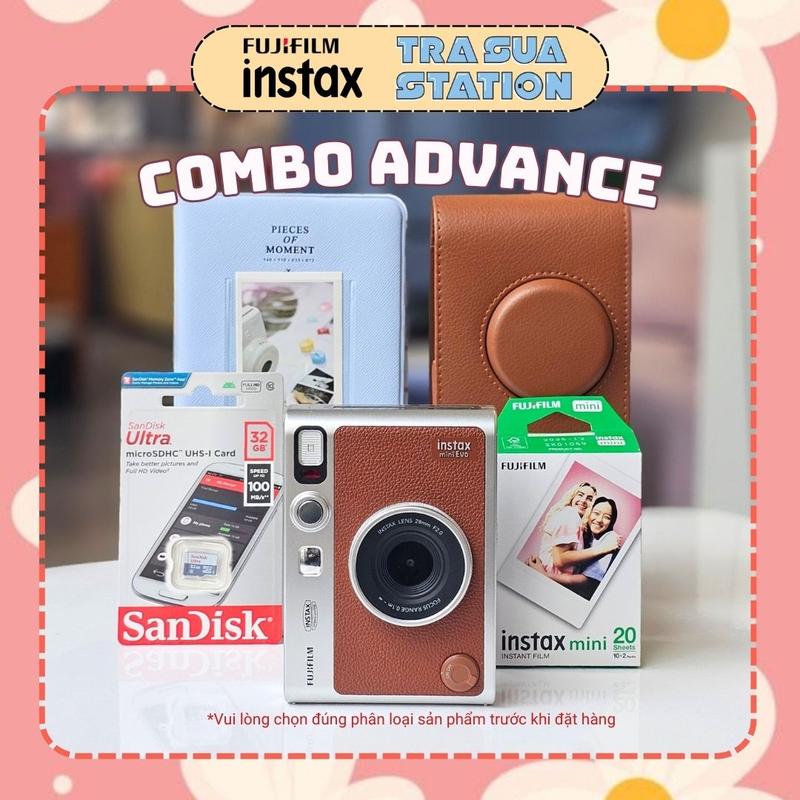Fujifilm Instax Mini Evo - Máy chụp ảnh lấy ngay kết hợp in ảnh bằng điện thoại Instax Mini Evo