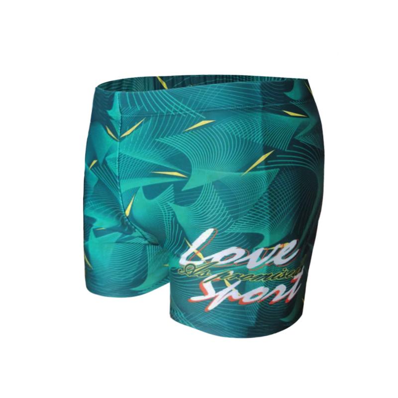 Product Introduction of Adult Men's Swimming Trunks Fashionable Printed Boxers plus-Sized plus Size Quick-Drying Swimming Equipment Hot Spring Swimming Trunks 11