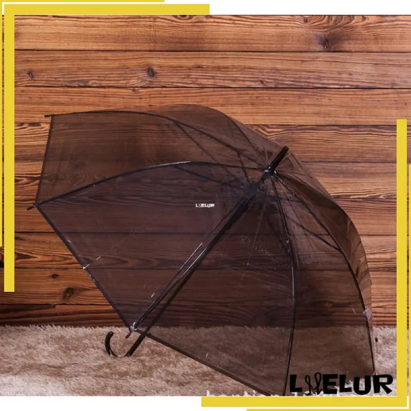 LHELUR Payung Transparan Multifunction Rain Umbrella 8 Bone 94 cm Pongee Besi 1