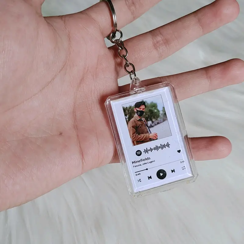 Gantungan Kunci Spotify Ganci Akrilik Ganci Spotify 0