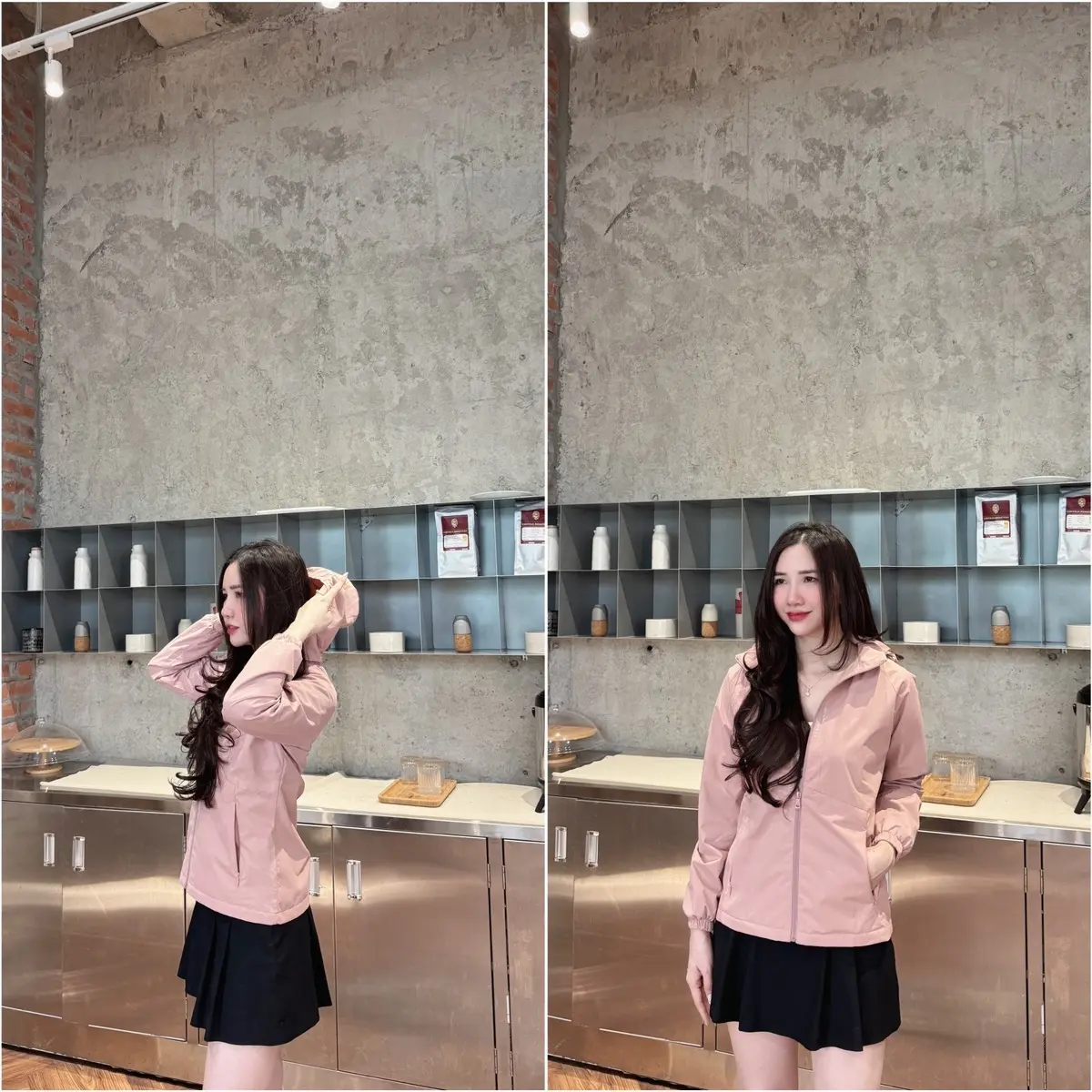 GUNO-Áo gió chống nước NAM NỮ GUNO 2 lớp lót nỉ có mũ SP5 | 25AG140/25AB185 | BigBuy360 - bigbuy360.vn