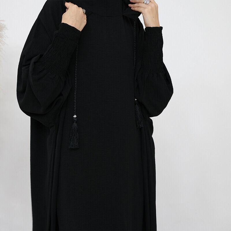 Product Introduction of Váy Hoodie Phụ Nữ Hồi Giáo, 1 Chiếc, Dài Tay Áo, Dáng Rộng Rãi, Áo Choàng Maxi, Abaya, Áo Jilbab 28