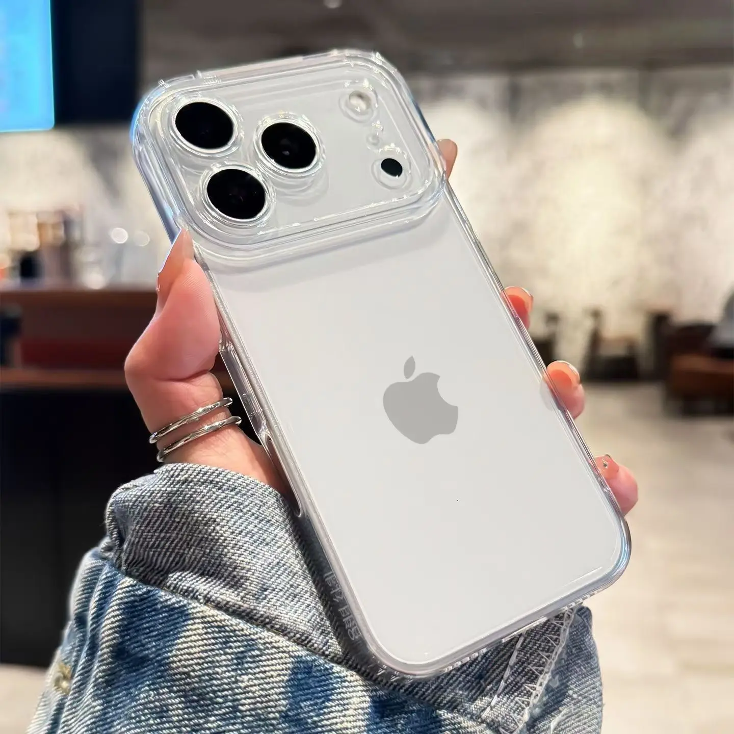 Transparent Space Shell Compatible with iPhone 17 Pro Max Case - Apple ...