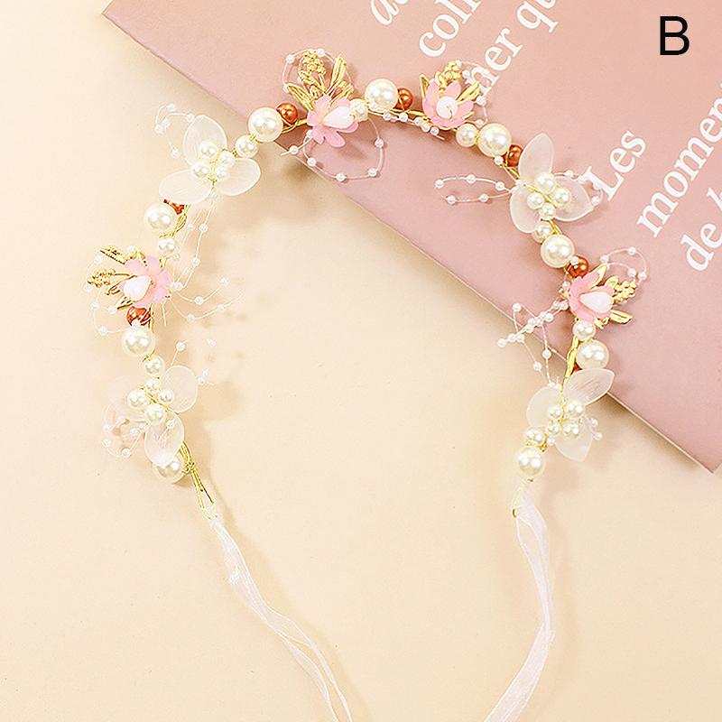 cài tóc Cô Dâu Bohemian, Phụ Kiện Đội Đầu Cô Dâu, Vòng Hoa, Vòng Hoa, Băng Đô, Bờm Tóc, dành cho bé gái mùa xuân, quà tặng trẻ em, [Lww] 8