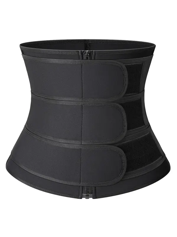 Women's Velcro Waist Trainer, High Stretch Zipper Waist Cincher, Tummy Control Body Shaper, Women's Shapewear for All Seasons 4