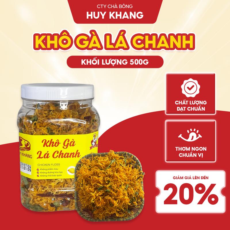 1 Hộp 500gram Khô Gà Lá Chanh Cay Giòn - KH2 Food