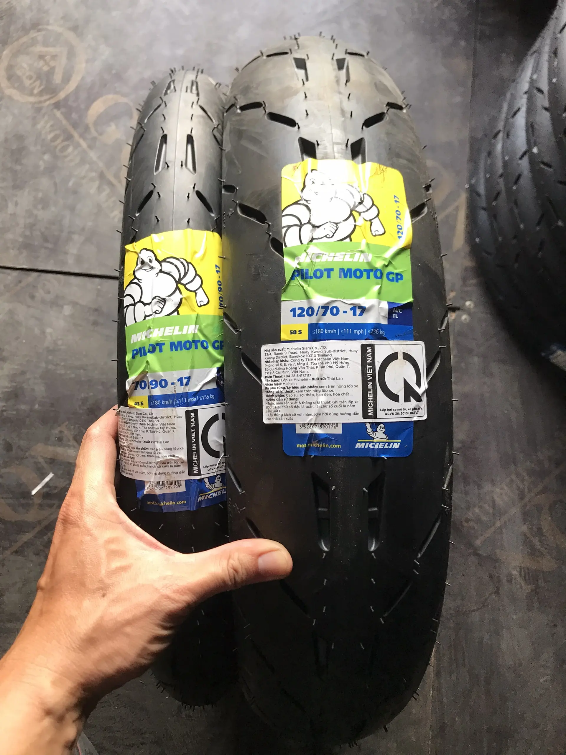 Vỏ lốp Michelin Pilot Street2,City Extra không ruột hàng nhập khẩu các dòng xe máy Cao Su Phụ Kiện
