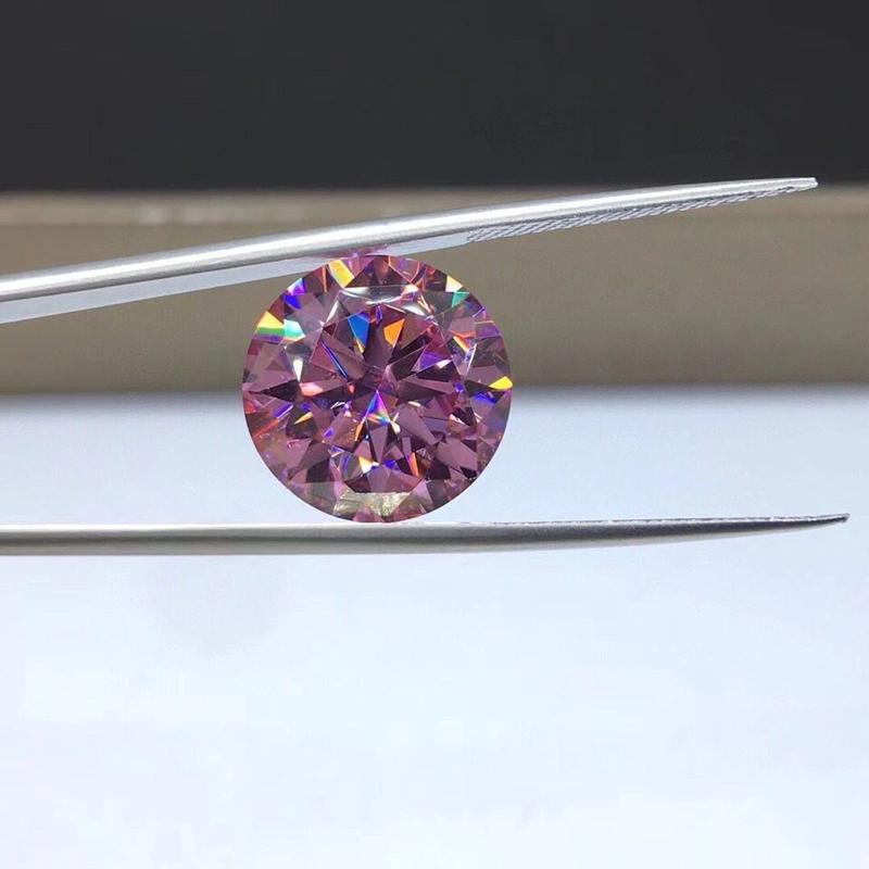 Product Introduction of Super Large Collector's Pink Moissanite 85 Carat Imported from America Moissanite Craft Loose Stone Octagon Shape 4