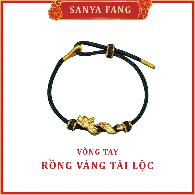 [Hộp quà] Vòng Tay Rồng Vàng Phong Thuỷ SANYA FANG - Mang Lại Sự Thịnh Vượng, May Mắn, Trí Tuệ 2