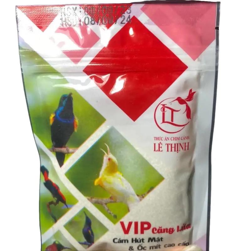 Cám hút mật năm màu Vip Lê Thịnh (3 gói) các loài chim hút mật đa dạng gold nước tắm