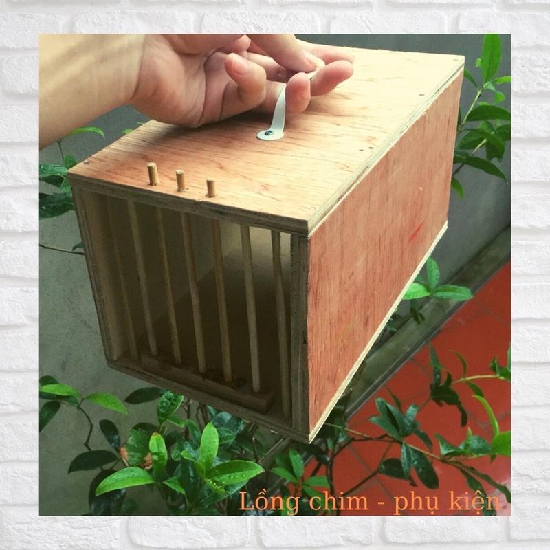￼Hộc, cốp  chim tiện lợi Hộc chuyển chim chào mào, chòe, mi,...các loại giá rẻ chất liệu gỗ 1