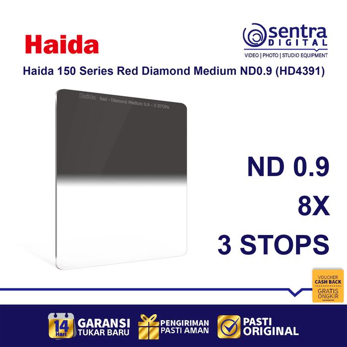 Gambar Haida 150 Series Red Diamond Medium ND0.9 8x ( HD4391 ) dari Sentra Digital Kota Surabaya Tokopedia