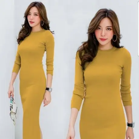 ISEY dres rajut Lengan panjang PREMIUM BEST SELLER 5
