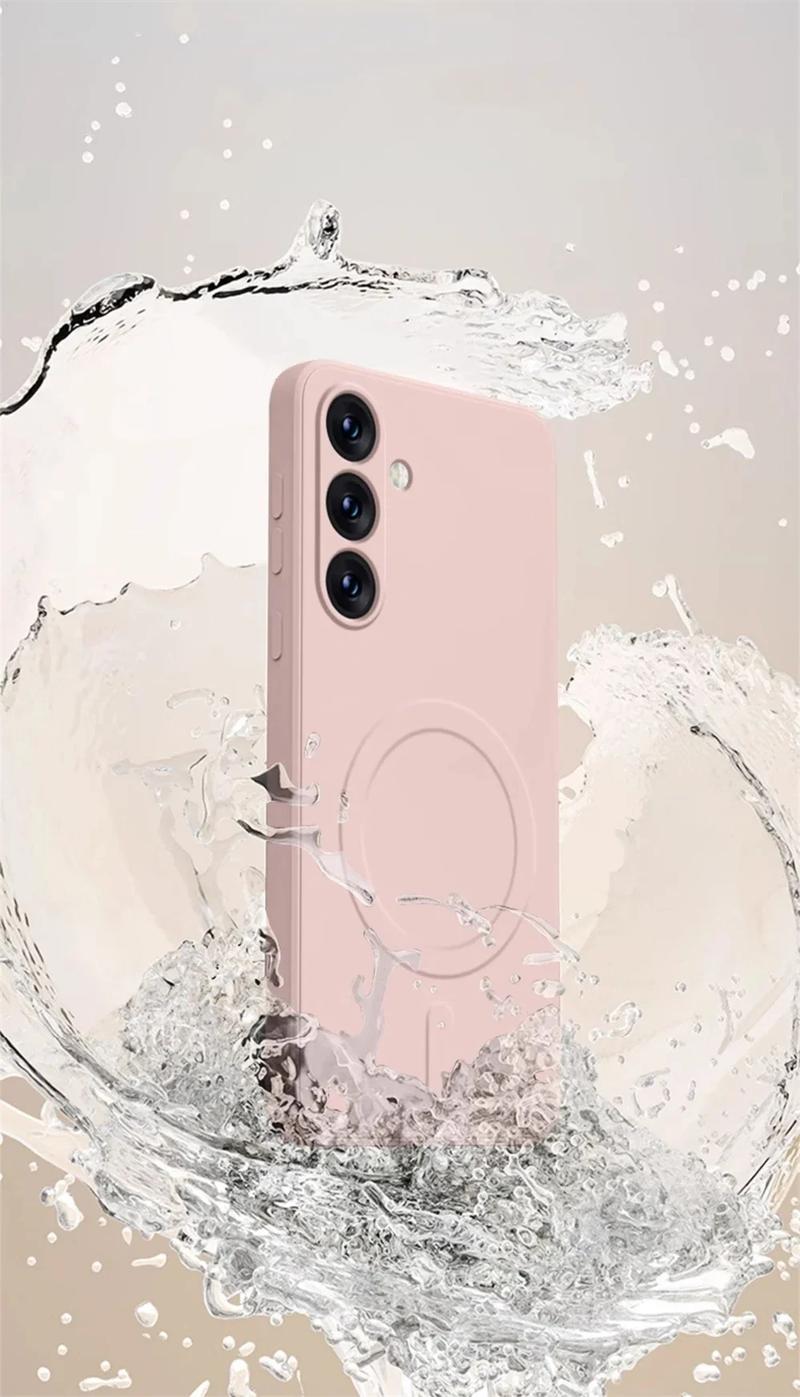 Product Introduction of Original Liquid Silicone Magnetic Wireless Charge Case For Samsung Galaxy S25 S24 Ultra S23 S22 S21 For Magsafe Shockproof Cover 3