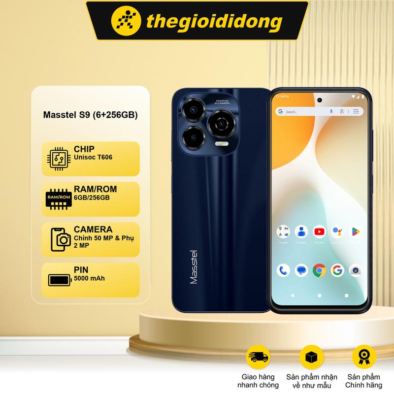 Masstel S9 (6+256GB) - Hàng Chính Hãng 0